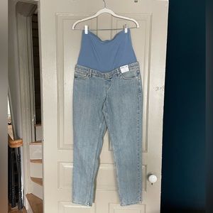 Topshop stretch maternity over bump jeans